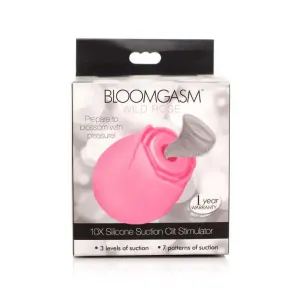 10X Wild Rose Silicone Suction Stimulator Pink