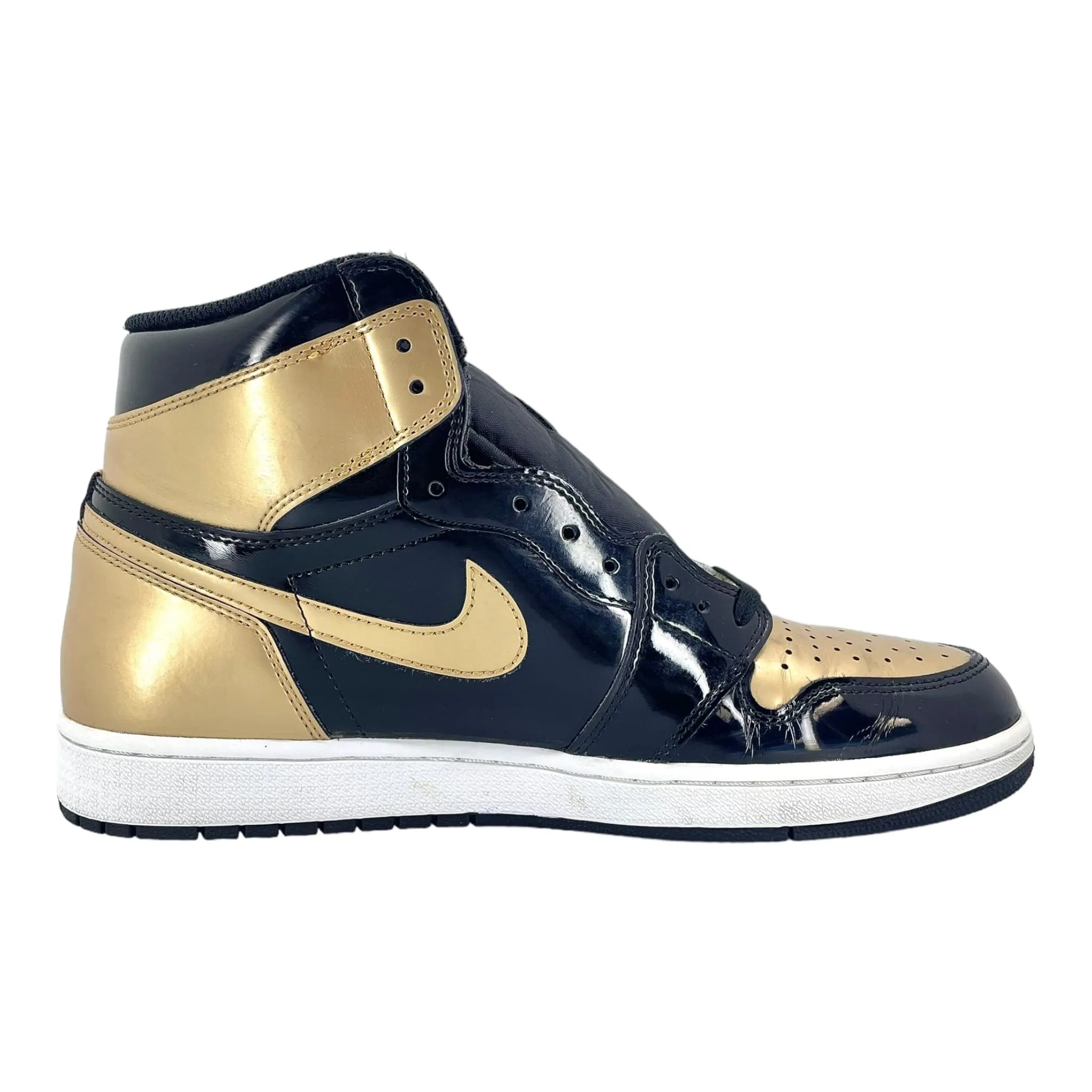 Air Jordan 1 Retro High NRG Patent Gold Toe Pre-Owned