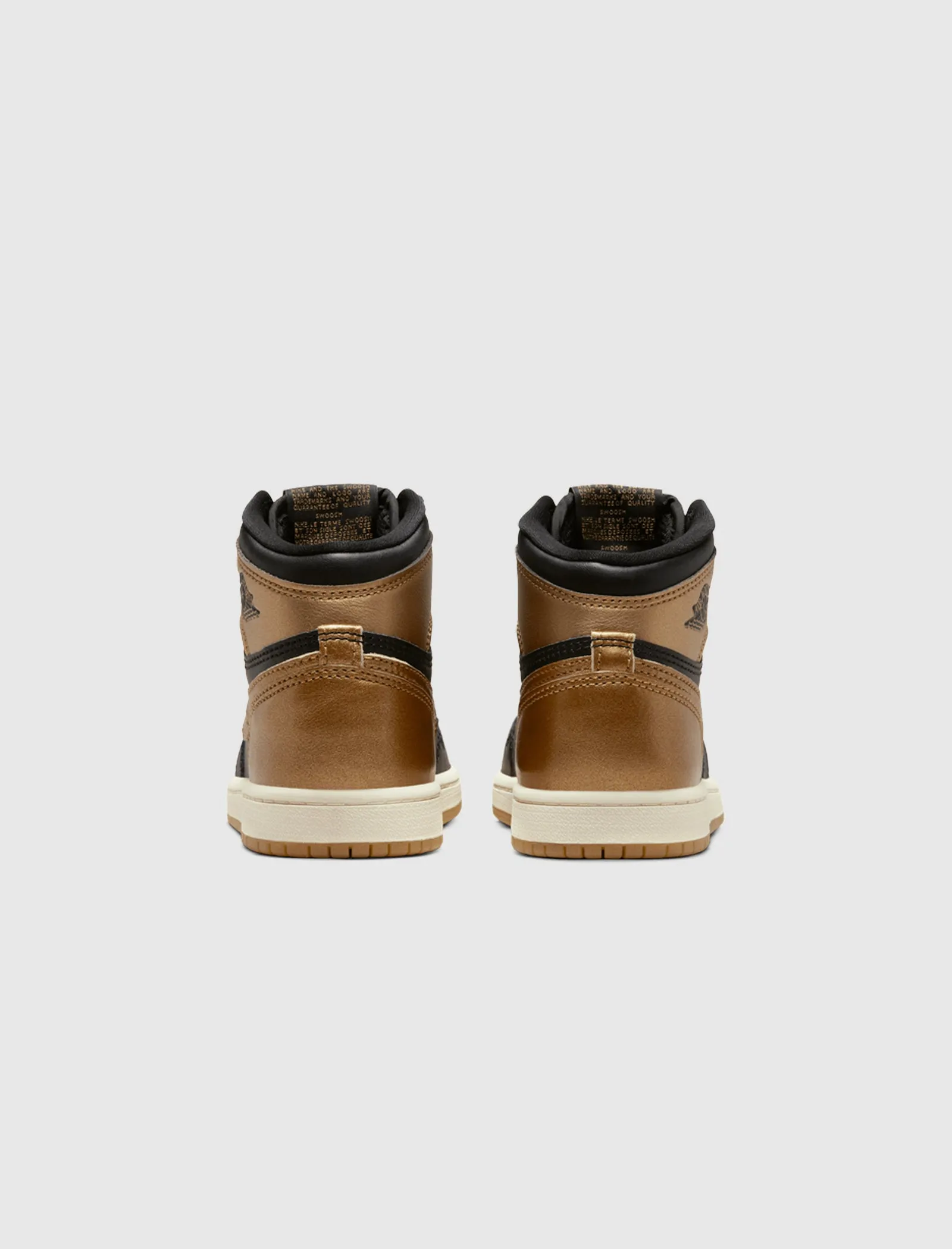 AIR JORDAN 1 RETRO HIGH OG "BLACK/METALLIC GOLD/SAIL" PS