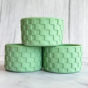 AVOCADO CHECKERS Tumbler Boot -fits 20-40oz New!