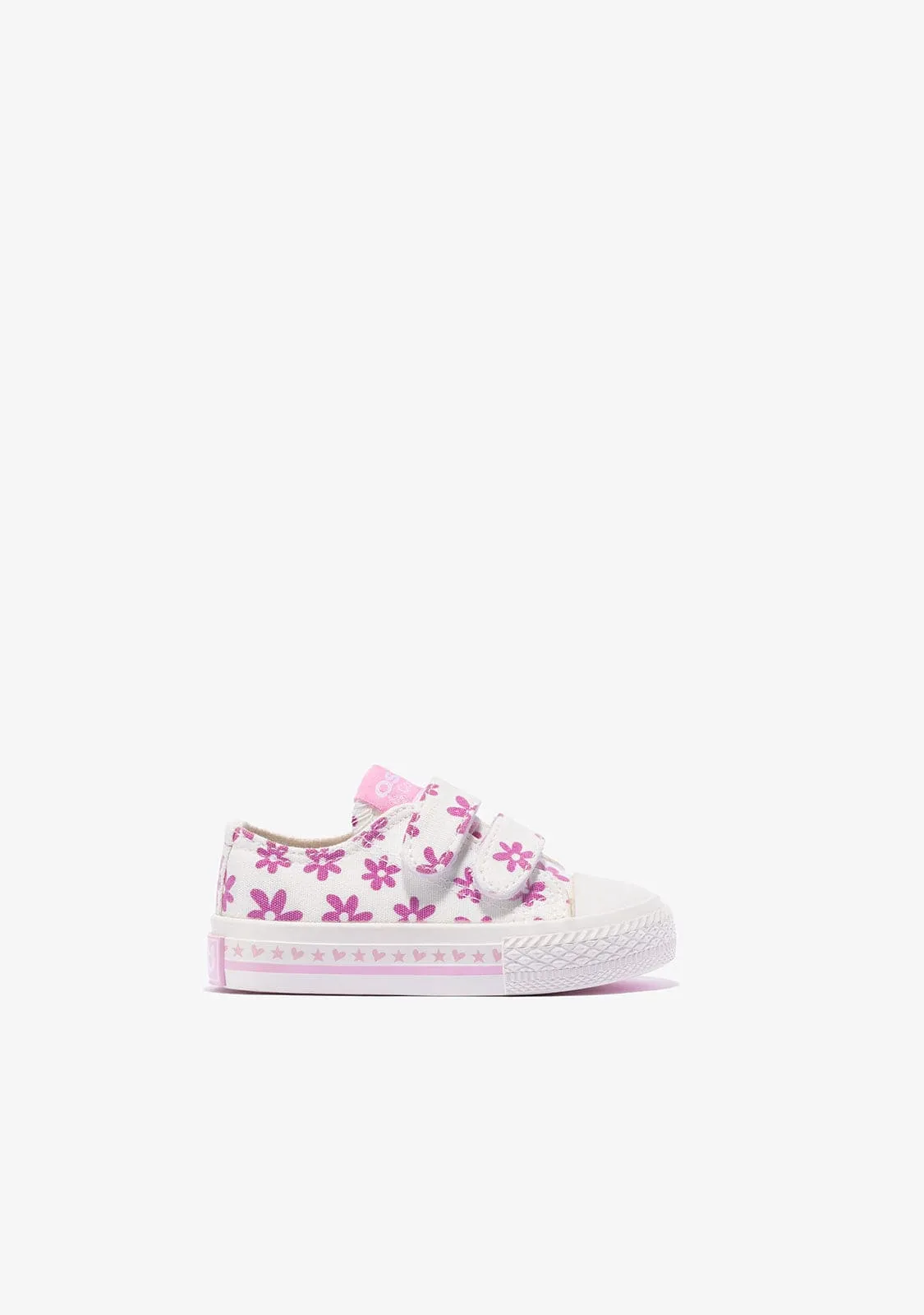 Baby's White Solar Sneakers Canvas