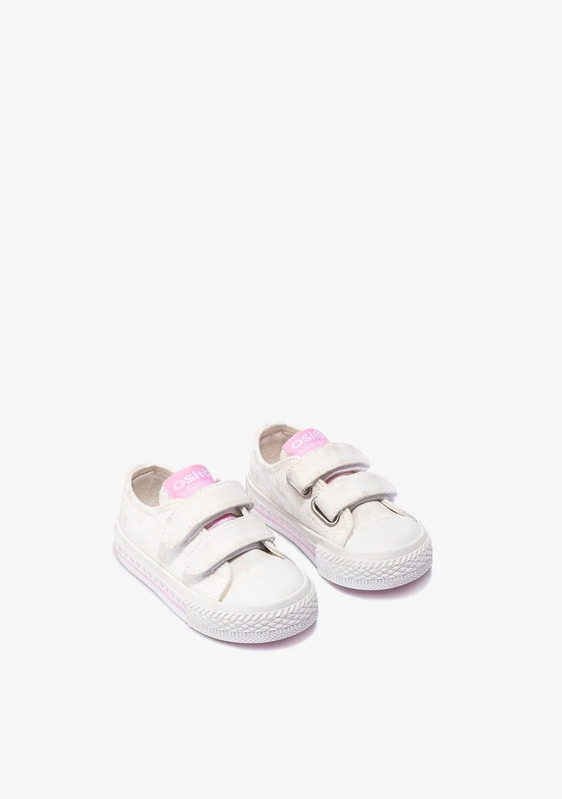 Baby's White Solar Sneakers Canvas