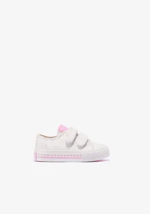 Baby's White Solar Sneakers Canvas