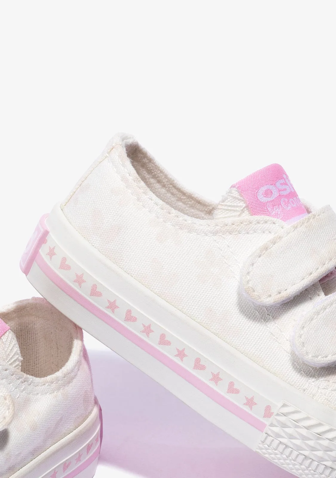 Baby's White Solar Sneakers Canvas