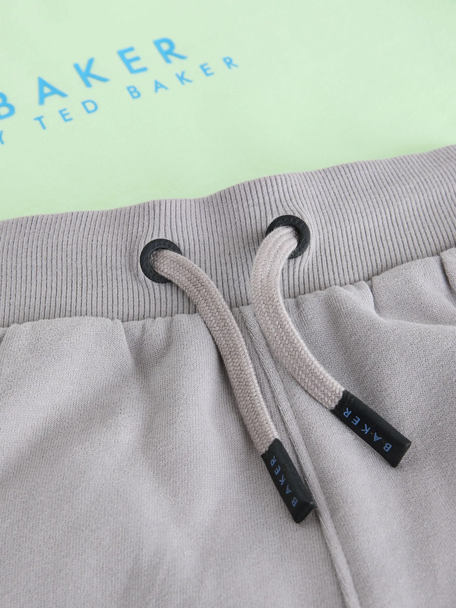 Baker by Ted Baker Lime Green Sweatshirt And Shorts Set