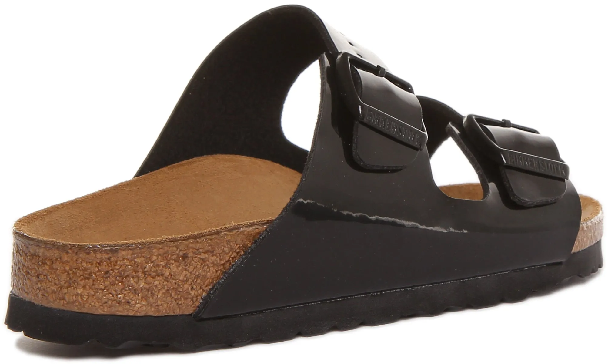 Birkenstock Arizona In Black Patent For Women | Narrow Fit