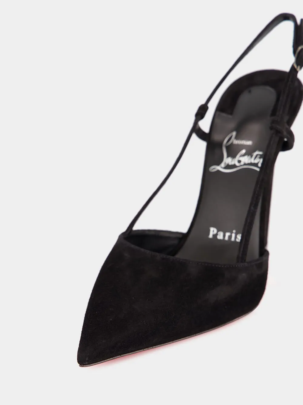 Black Condorolina Slingback Pumps