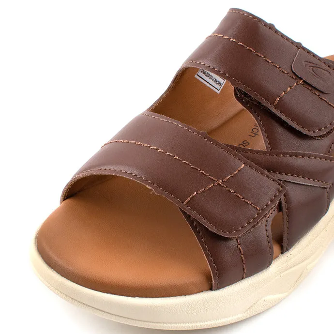 camel active Women Iris Comfort Slip-On Sandals -782404-DZ01SV-3-BROWN
