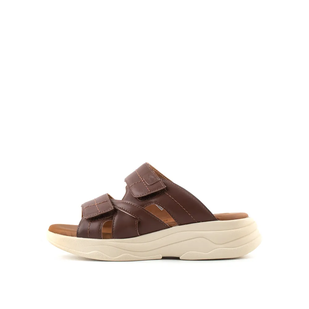 camel active Women Iris Comfort Slip-On Sandals -782404-DZ01SV-3-BROWN