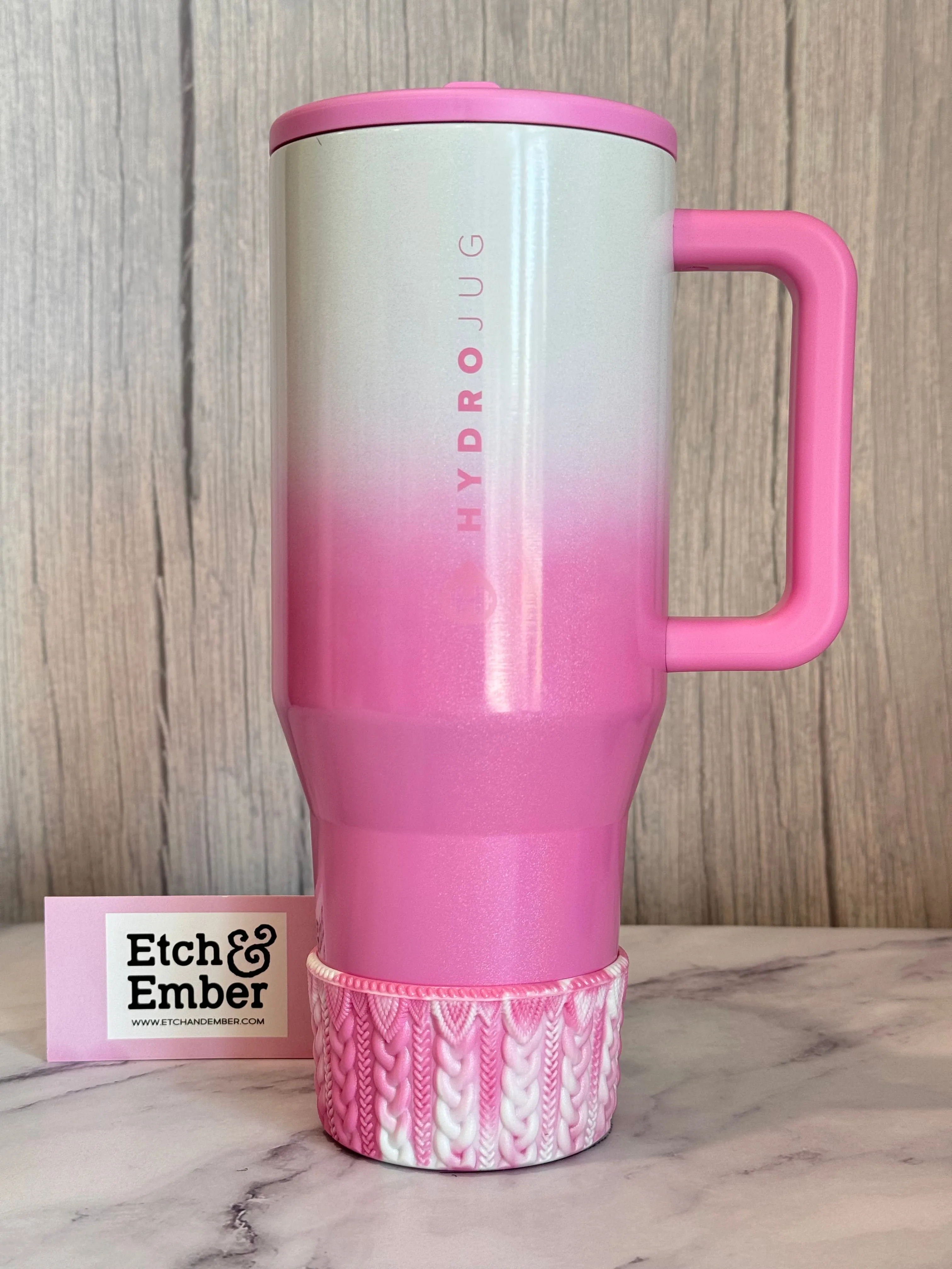 CANDY COATED MACRAME Tumbler Boot -fits 20-40oz