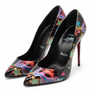 Christian Louboutin Viva Las Vegas Kate Pumps 100mm - Patent Leather - Black 37
