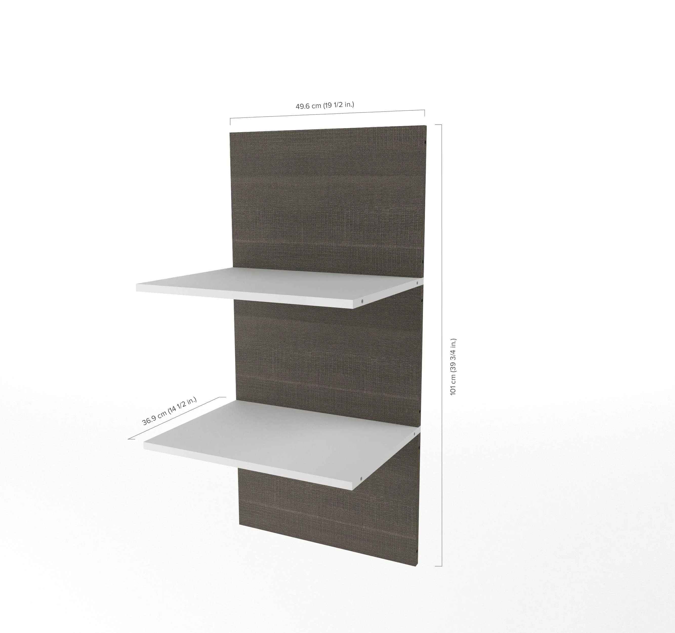 Cielo Full Murphy Wall Bed with Storage Cabinet (79W) - Available in 2 Colours