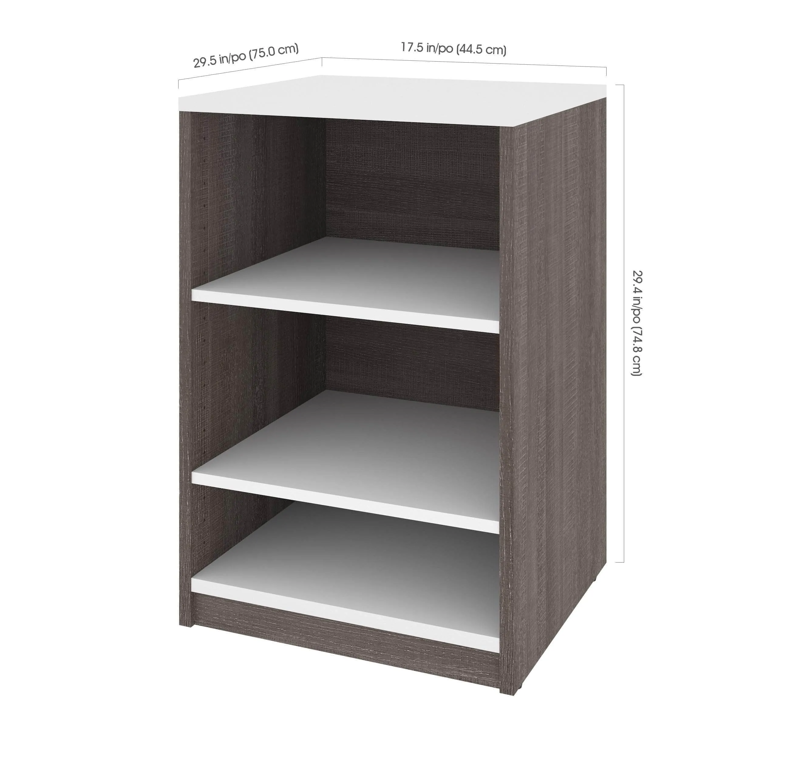 Cielo Full Murphy Wall Bed with Storage Cabinet (79W) - Available in 2 Colours