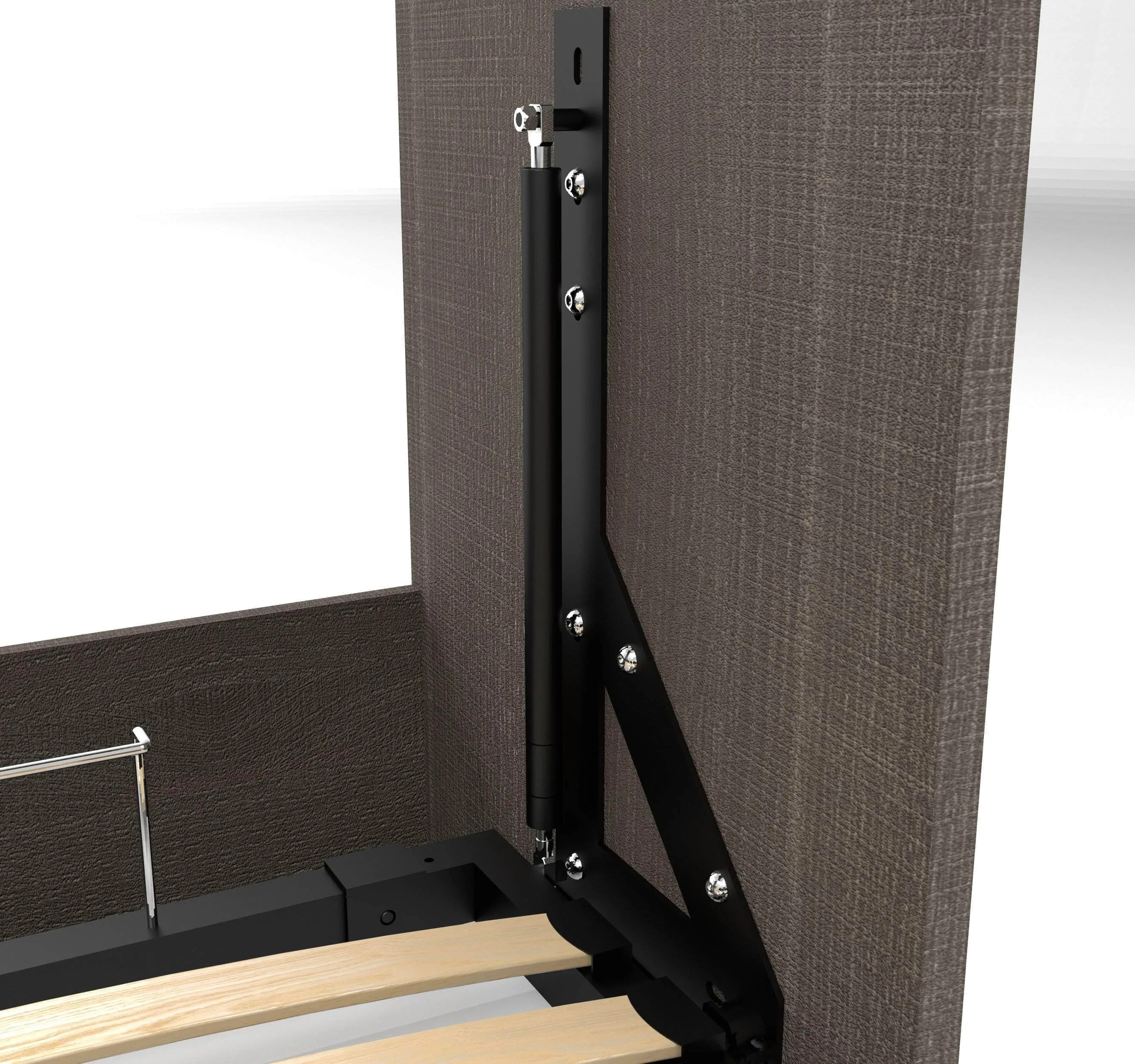 Cielo Queen Murphy Wall Bed and Storage Cabinet (95W) - Available in 2 Colours