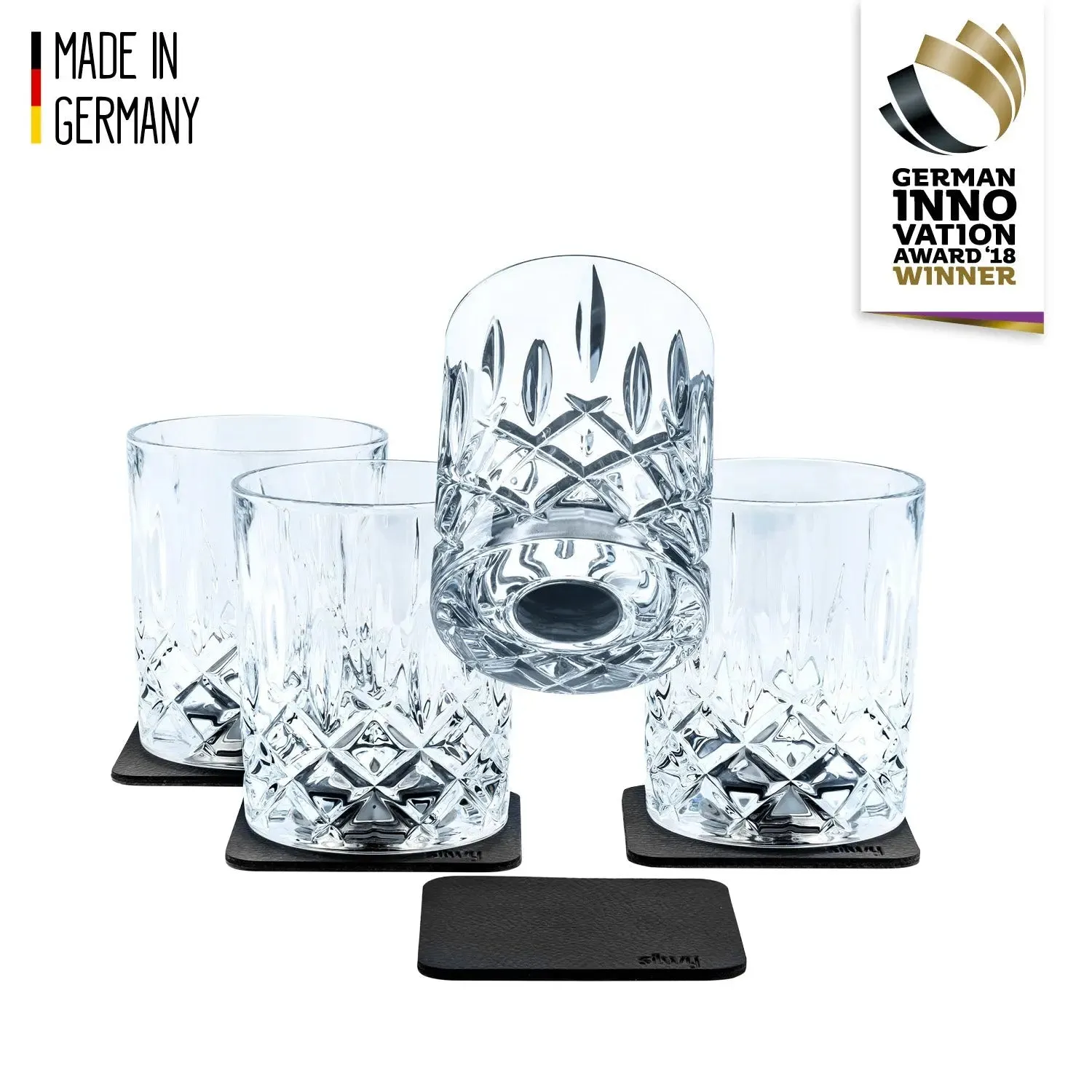 Crystal Magnetic WHISKY Glass by Silwy