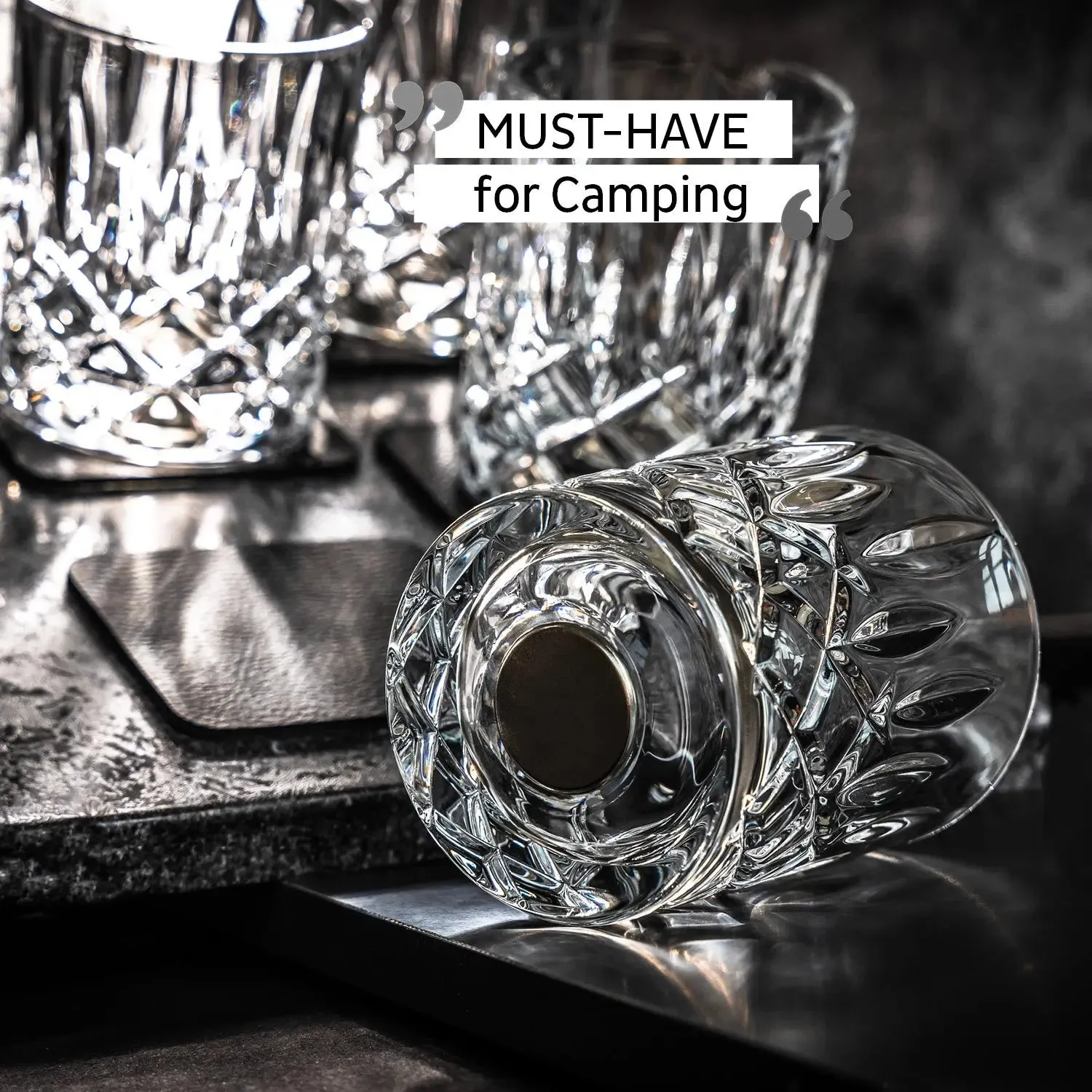 Crystal Magnetic WHISKY Glass by Silwy