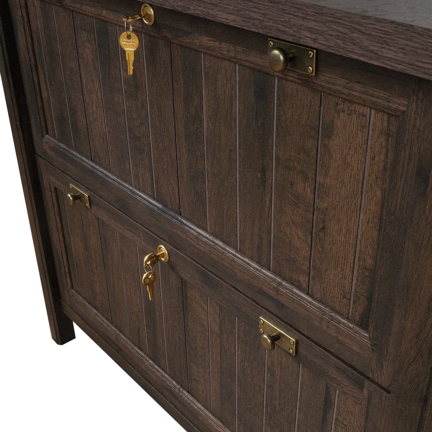 Darrington Filing Cabinet - Coffee Oak