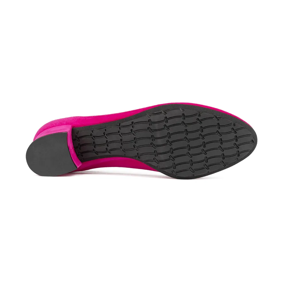 DAWEI FUCHSIA SUEDE