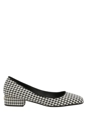 Dolce & Gabbana Houndstooth Fabric Pumps
