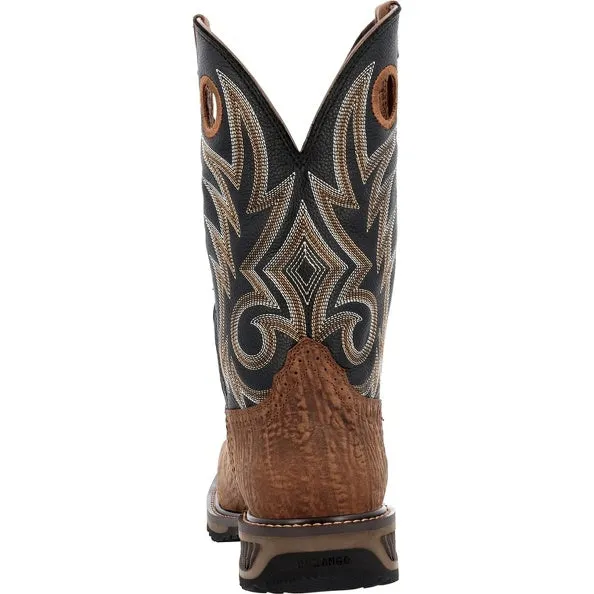 Durango Men's Brown & Black Steel Toe Work Boots DDB0401