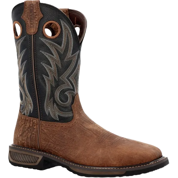 Durango Men's Brown & Black Steel Toe Work Boots DDB0401