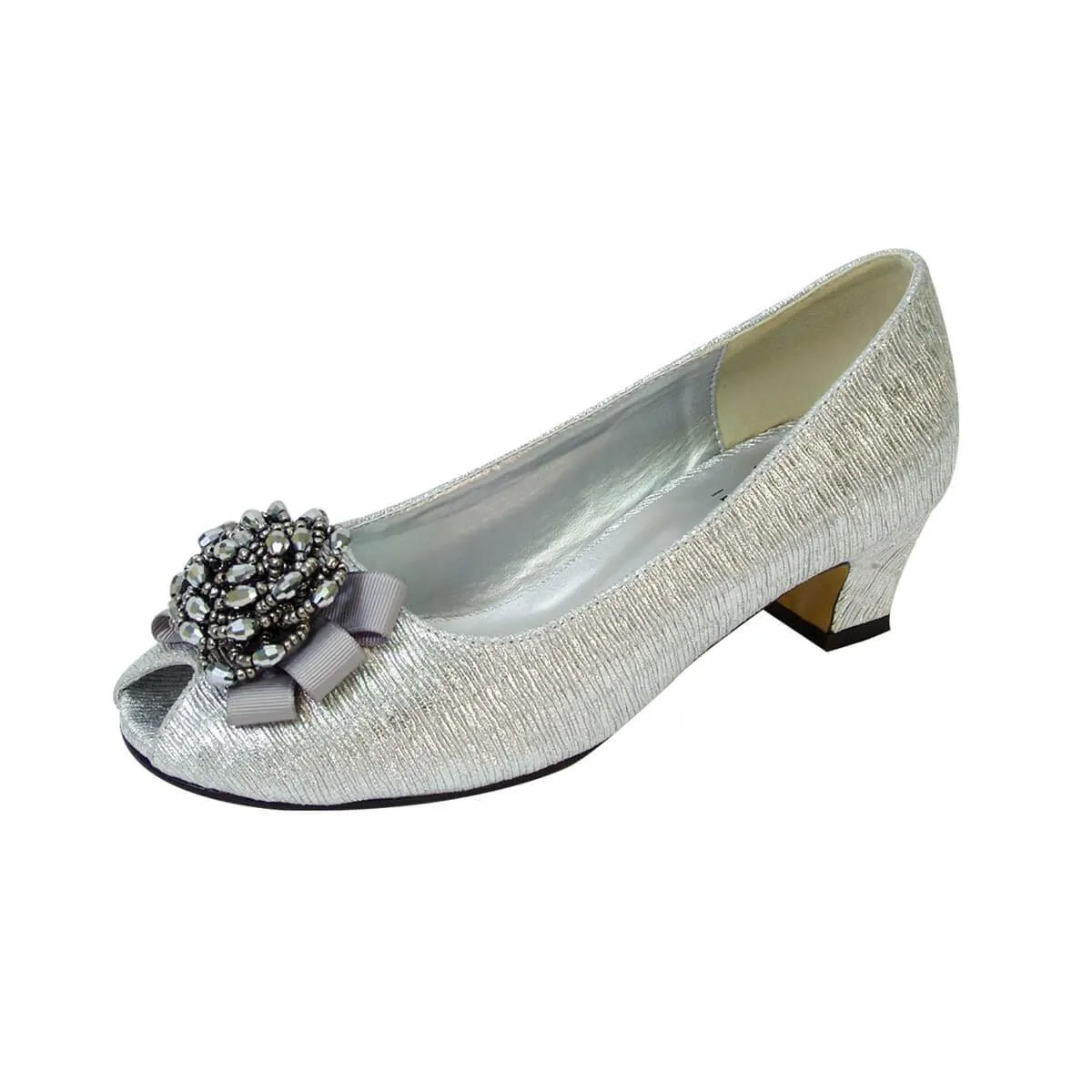 FLORAL Allie Women's Wide Width Peep Toe Dress Pumps