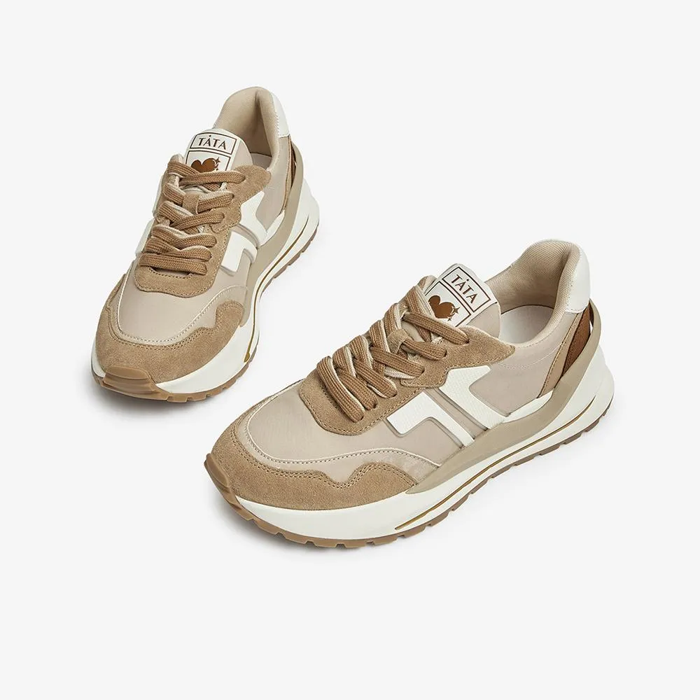 Front Lace-up Retro Sneakers