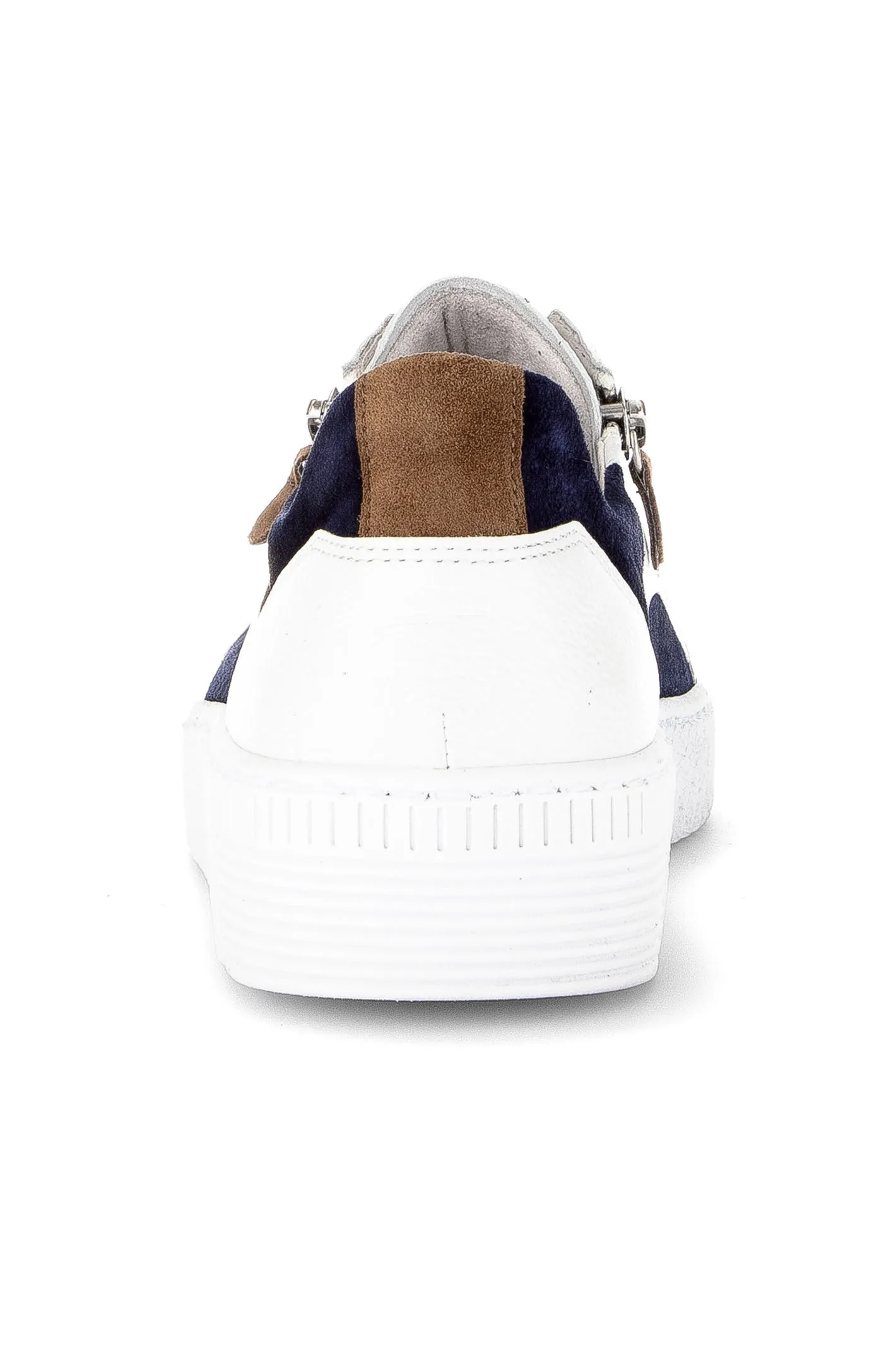 Gabor Wemo Trainer White Navy Leather 63.330.20