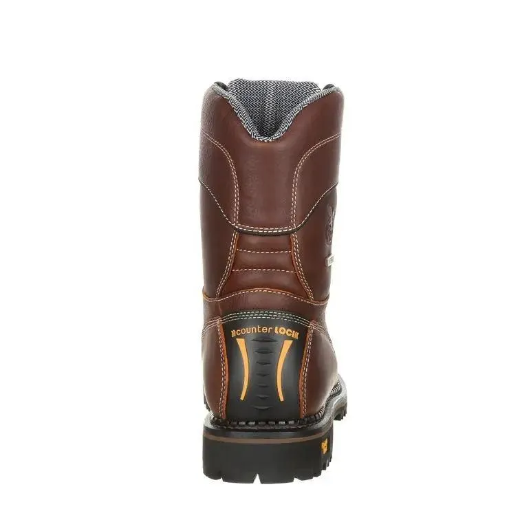 Georgia Boot AMP LT Logger Composite Toe Low Heel  Waterproof Work Boot GB00238