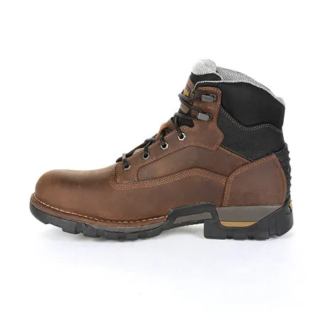 Georgia Men's 6" Eagle One Waterproof Steel Toe Work Boot - Brown GB00313