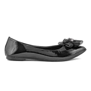 Girls Black Formal Pumps KD2368