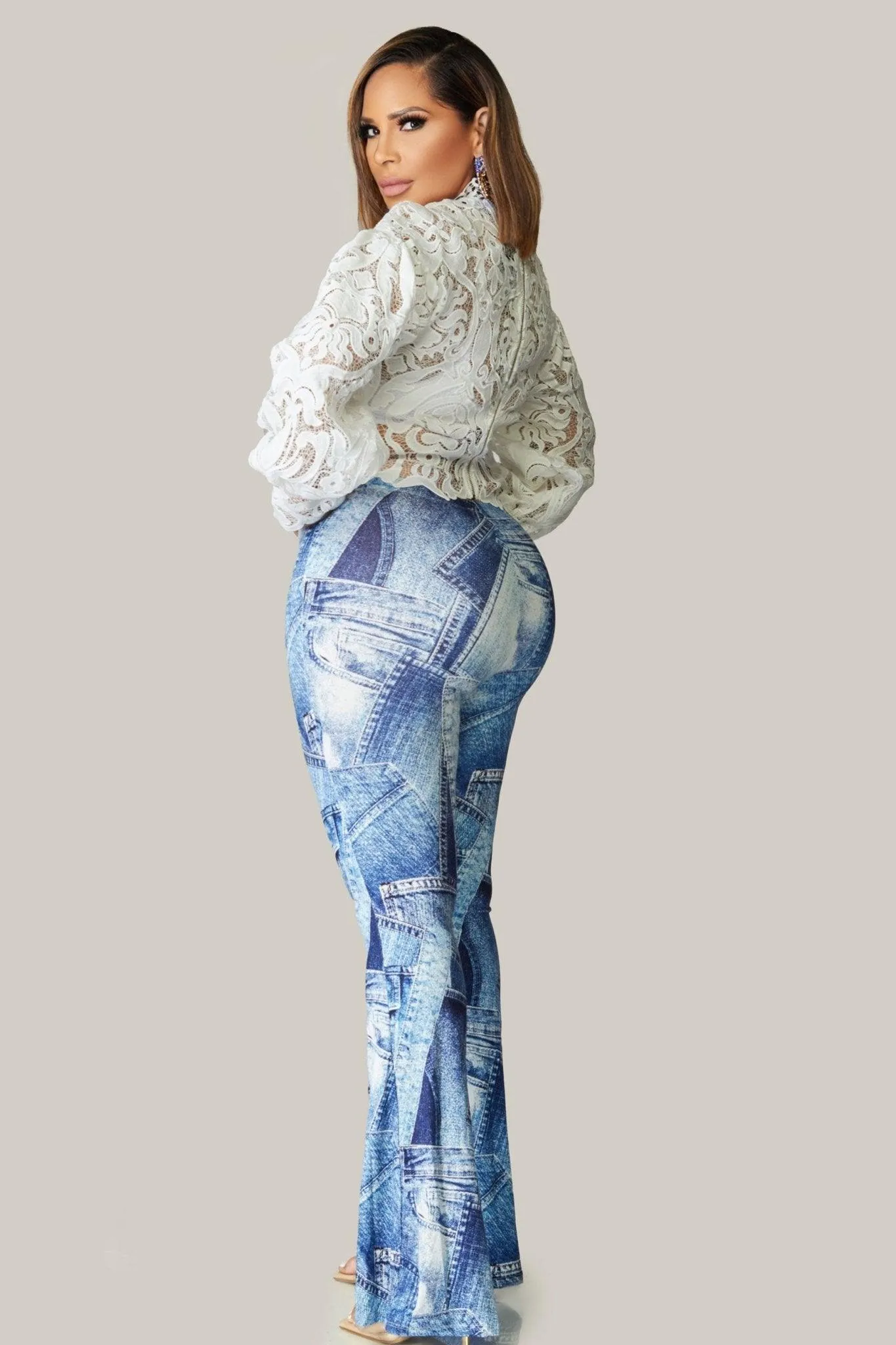 Grace Sophisticated Boutique Crochet Lace Blouse