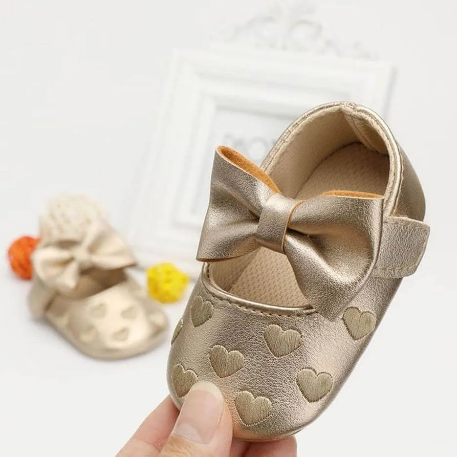 Heart Bow Moccasins