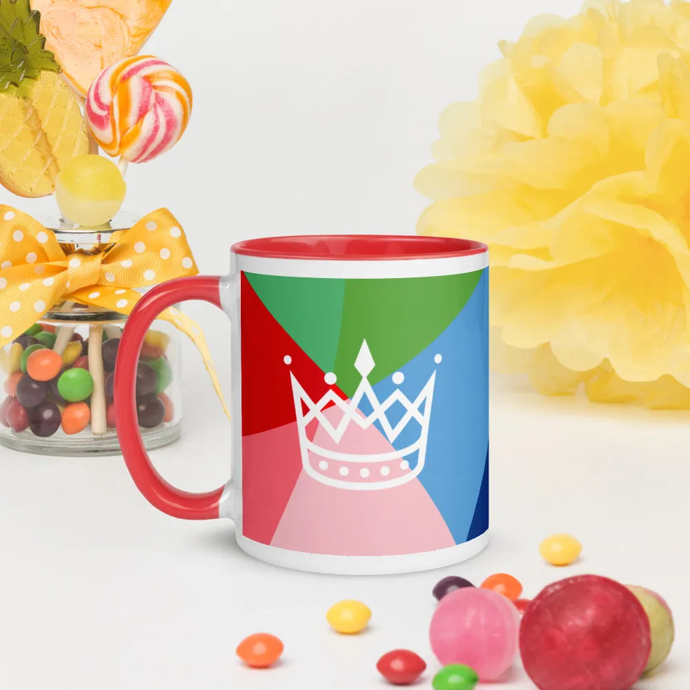 If I'm Queen, Why Do I have to Clean? Mug with Color Inside