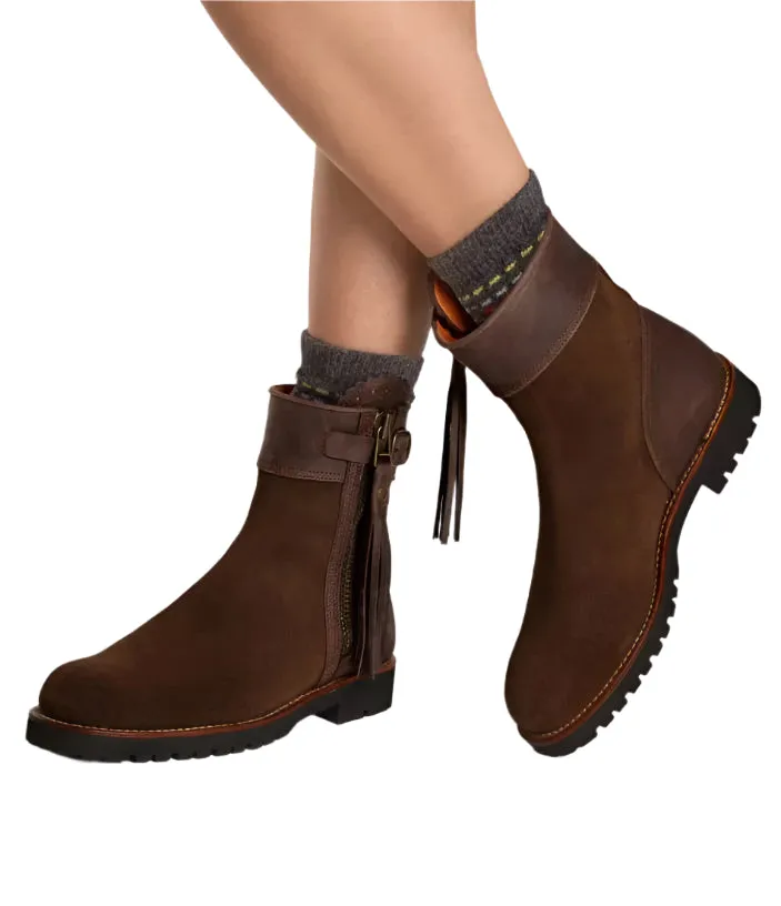 Inclement Cropped Tassel Boot