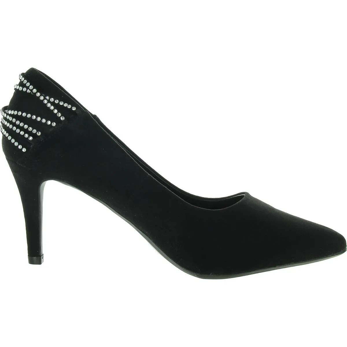 Jones New York Womens Betolda Faux Suede Rhinestone Pumps