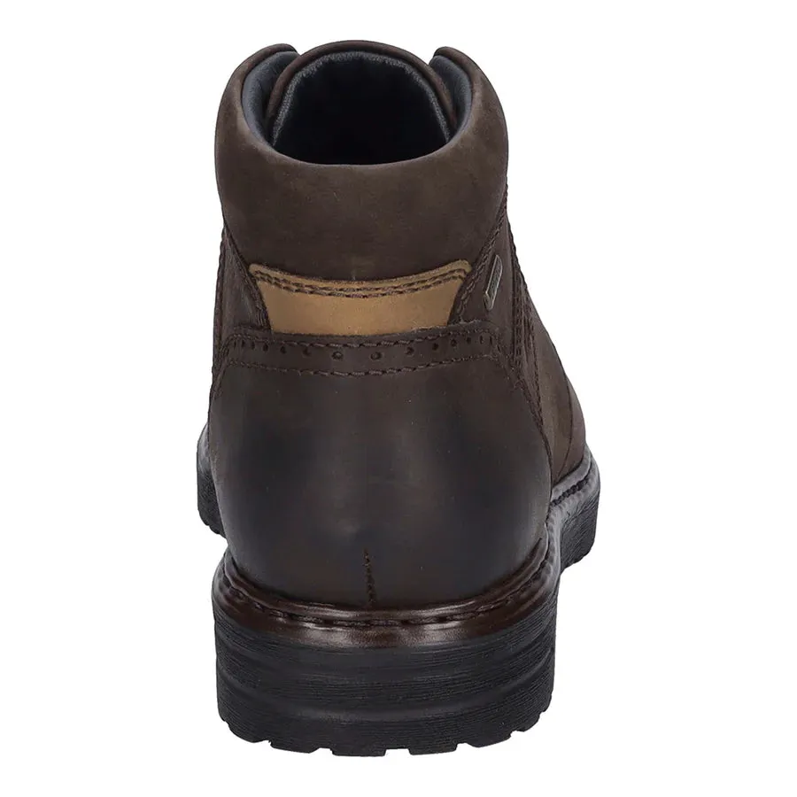 Josef Seibel Erroll 52 Moro Mens Lace Up Waterproof Leather Boots