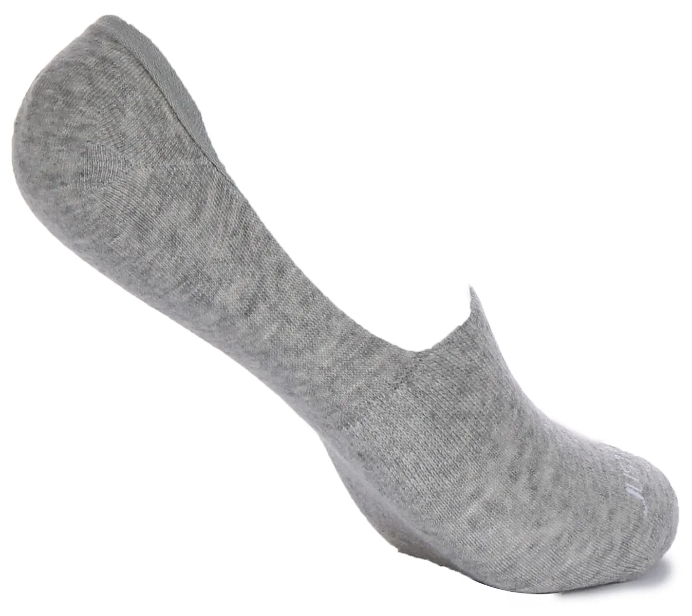 Justinreess England 2 Pairs Invisible Socks In Grey