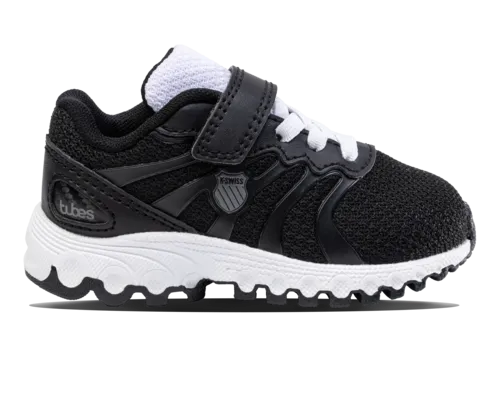 K-Swiss Kids Tubes 200 Strap Black White Black Shoes