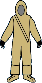 Kappler Z3H427-92 Zytron 300 Coveralls , Front entry, Heat Sealed-Taped Seams