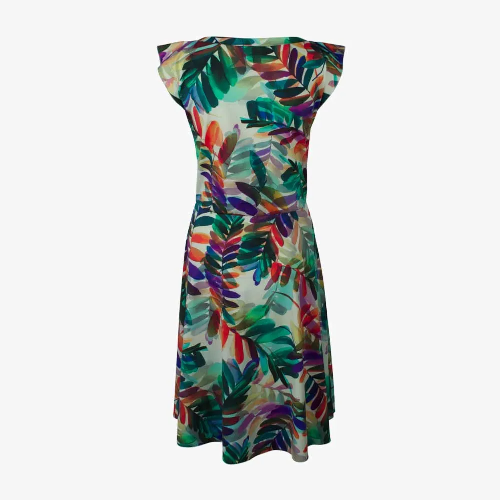 Kleid Leni Leafprint