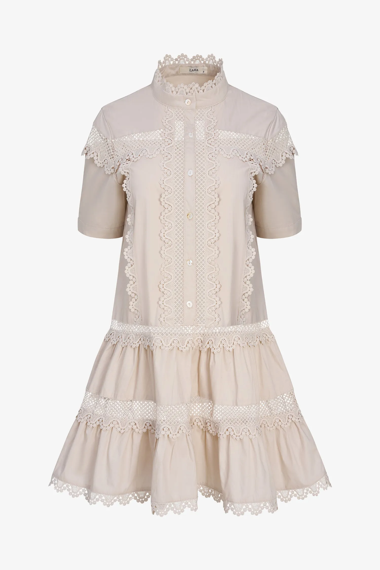 Lace Trim Dress | Ema&Carla