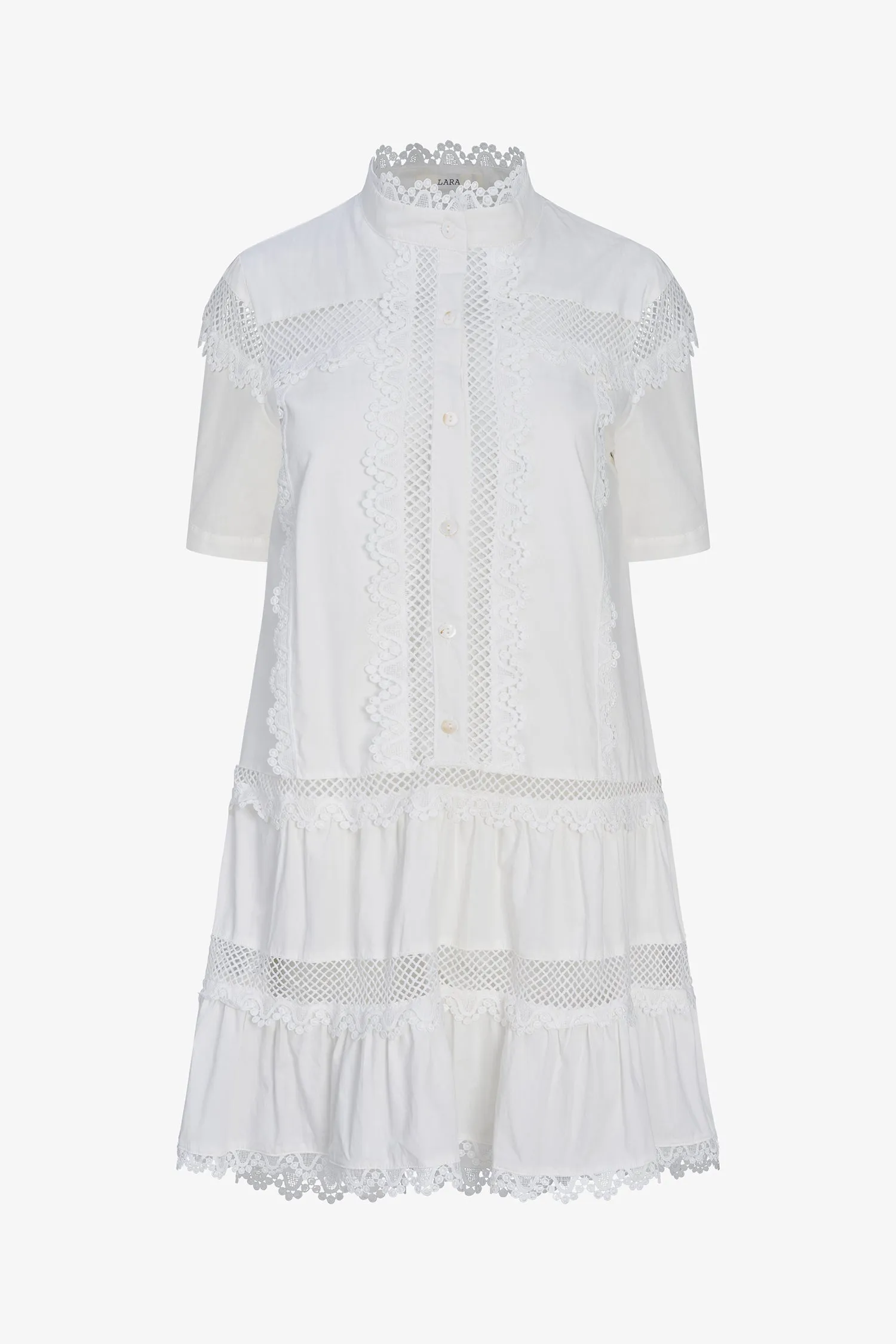 Lace Trim Dress | Ema&Carla