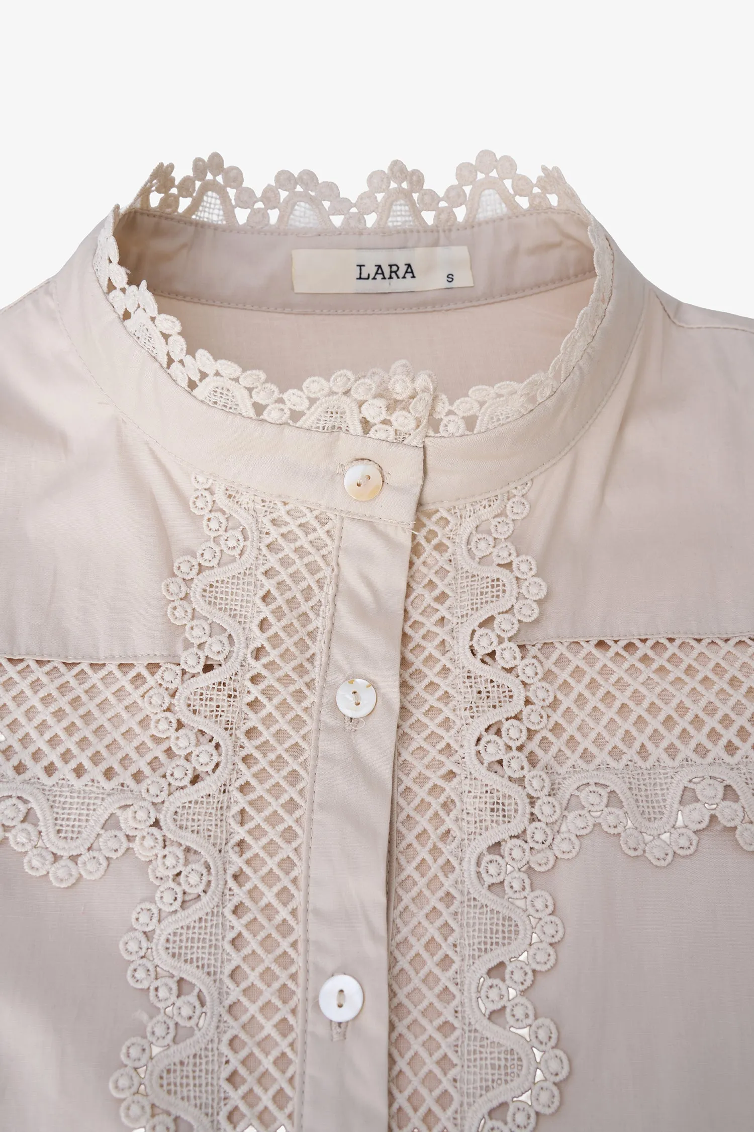 Lace Trim Dress | Ema&Carla