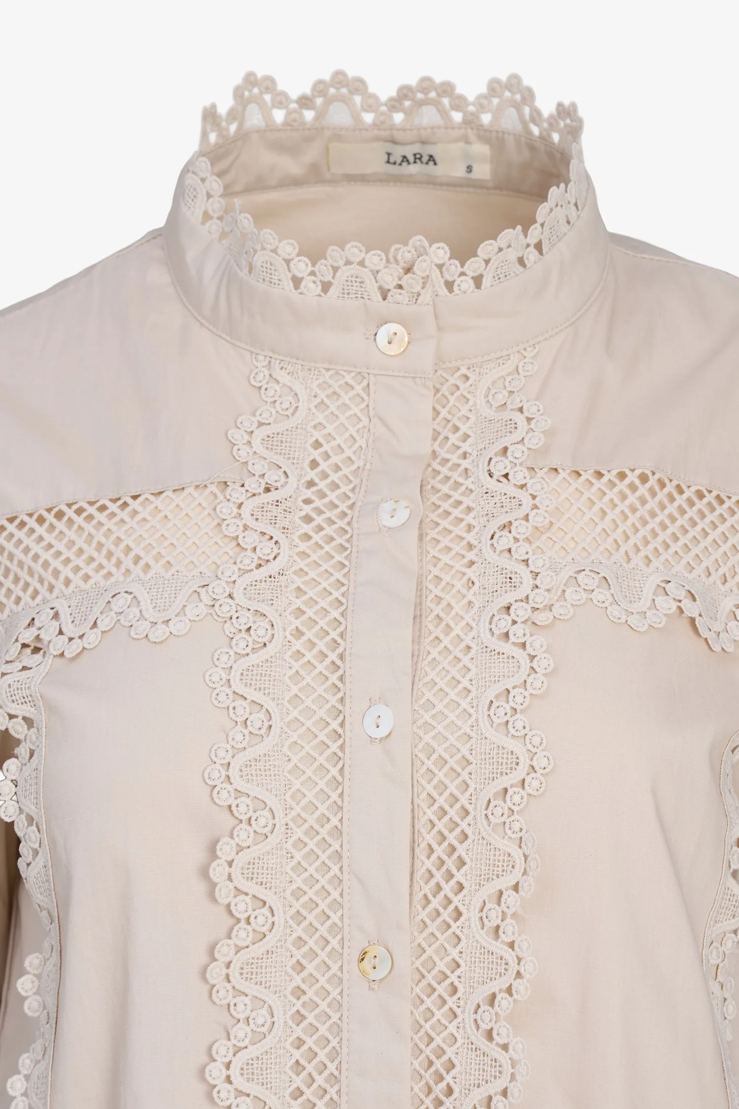 Lace Trim Dress | Ema&Carla