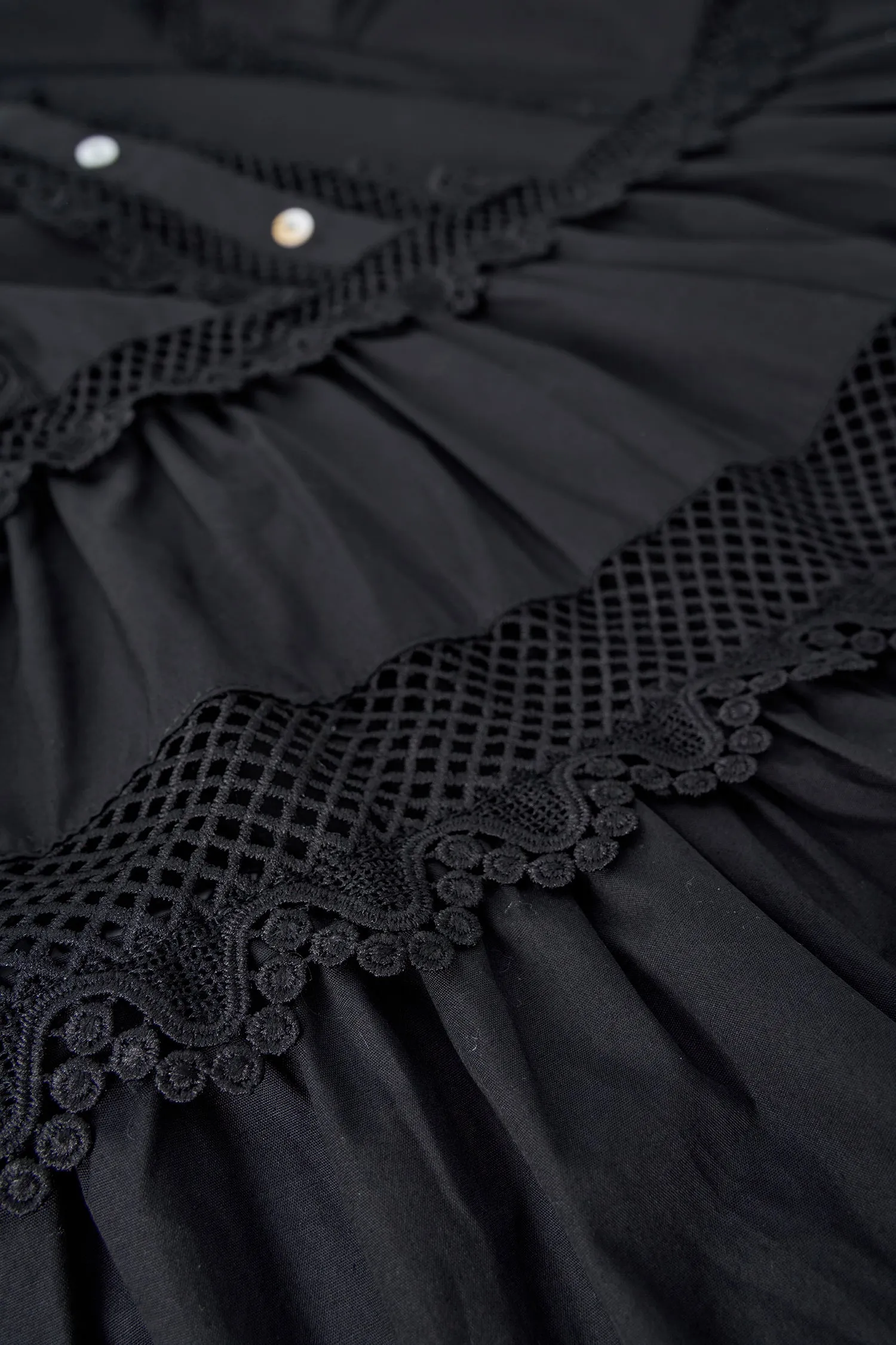 Lace Trim Dress | Ema&Carla