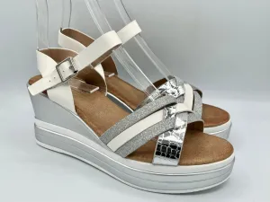 Lauren wedges - silver
