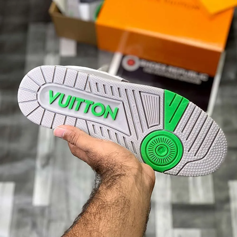 Lo-Vi Trainers (Grey Green) Top Premium Batch