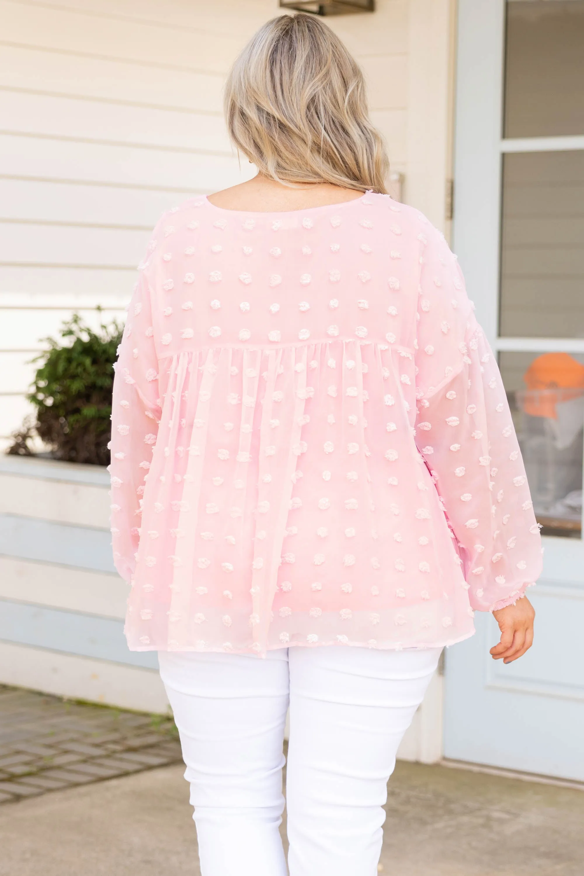 Manhattan Mystique Top, Light Pink
