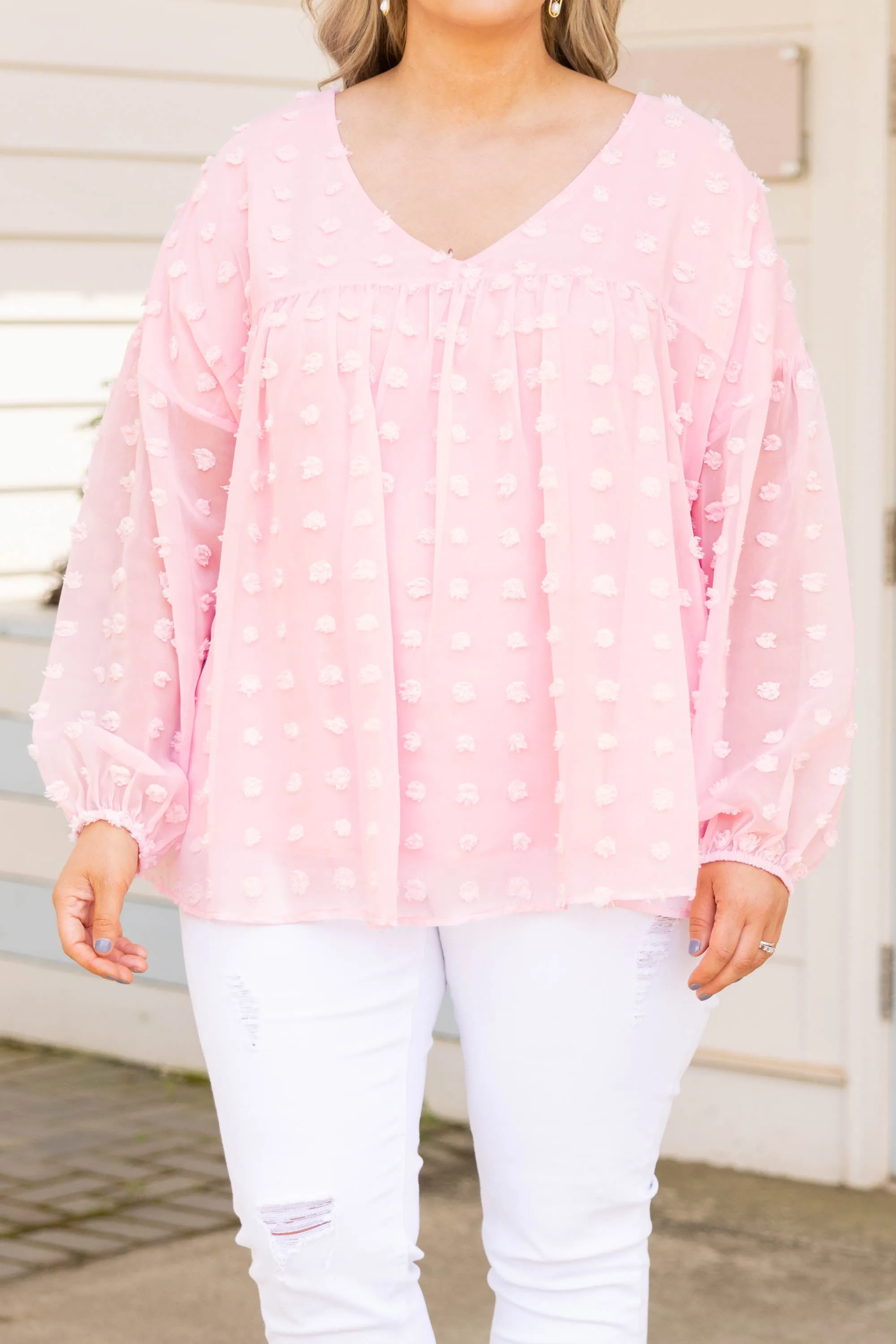 Manhattan Mystique Top, Light Pink